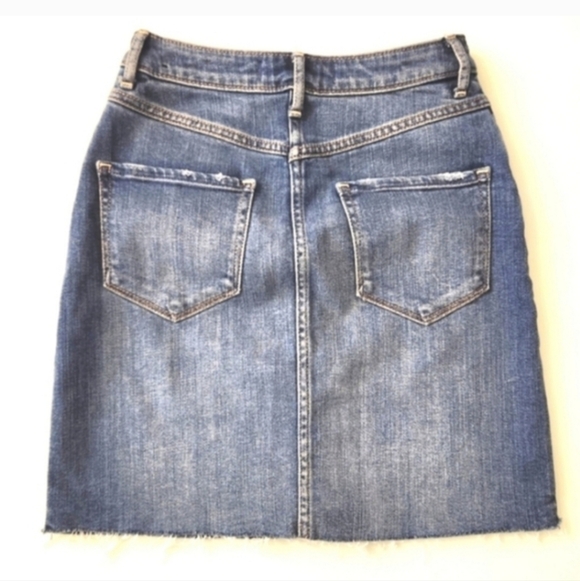 Abercrombie & Fitch Blue Denim Pencil Skirt - Picture 2 of 3
